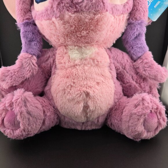 Disney Angel Plush Lilo & Stitch Pink Stuffed Toy 11" NWT Soft Cute Gift - Picture 5 of 10